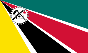 Moçambiques flagga 1975 - 1983